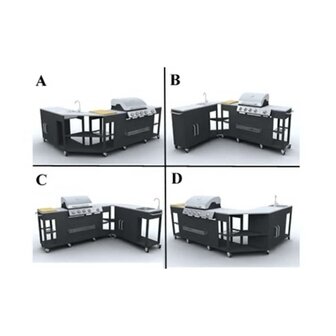 Buitenkeuken Missouri 4 branders 4