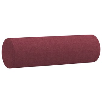 2-delige Loungeset met kussens stof wijnrood 6