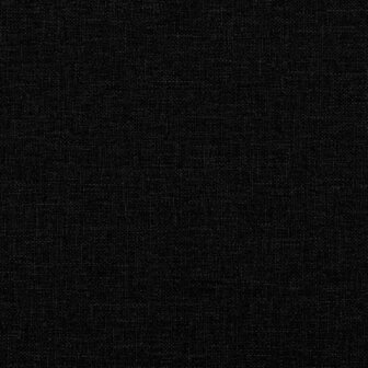 Driezitsbank met sierkussens 180 cm stof zwart 7