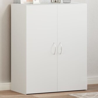 Archiefkast 60x32x77,5 cm bewerkt hout wit 1