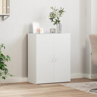 Archiefkast 60x32x77,5 cm bewerkt hout wit 3