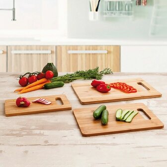 Snijplank Quid Renova Bamboo Bruin Hout 8
