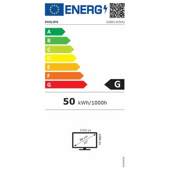 Videowall Monitor Philips 32BDL3650Q Full HD 32&quot; 3