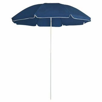 Parasol met stalen paal 180 cm blauw 1