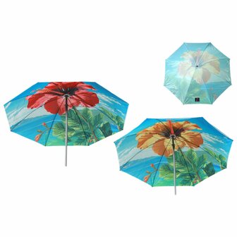 Strandparasol &Oslash; 140 cm SPF50+ Bloem 1
