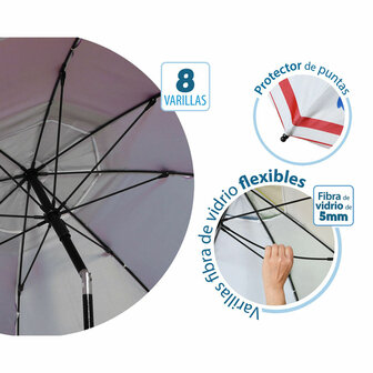 Strandparasol &Oslash; 200 cm SPF50+ Anker 3