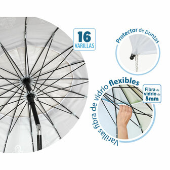 Strandparasol &Oslash; 240 cm SPF50+ Orientaals 3