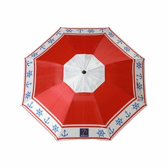 Strandparasol Rood &Oslash; 200 cm SPF50+ Anker 1