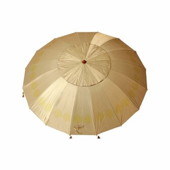 Strandparasol Beige &Oslash; 240 cm SPF50+ 1