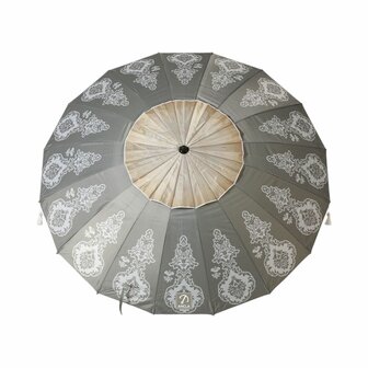 Strandparasol Grijs &Oslash; 220 cm SPF50+ Boho 1