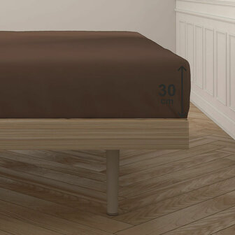 Verstelbaar onderlaken Happy Home Bruin Bed van 120 6