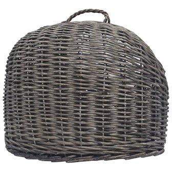 Kattendrager 60x45x45 cm natuurlijk wilgenhout grijs 6