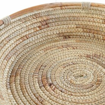 Tafeldecoratie DKD Home Decor 42 x 42 x 8 cm Natuurlijk Bruin Tropisch 3