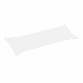 Kussensloop Hosteline IRIS Wit Bed van 120 144 Draden 120 cm 1
