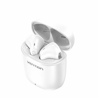 In-ear Bluetooth oordopjes Vention NBGW0 Wit 1