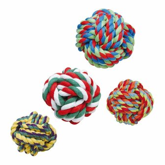 Hondenspeelgoed Gloria Polyester Katoen Multicolour (6-7 cm) 1