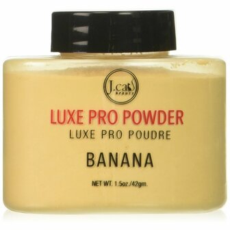 Fixerende make-uppoeders J.Cat LUXE PRO POWDER BANANA 42 g 1