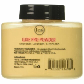 Fixerende make-uppoeders J.Cat LUXE PRO POWDER BANANA 42 g 2