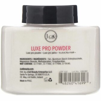 Fixerende make-uppoeders J.Cat LUXE PRO POWDER PEARL LUMINIZER 42 g 2