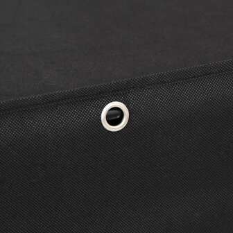 Schoenenkast 60x30x90 cm stof zwart 7