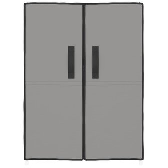 Schoenenkast 60x28x90 cm stof grijs 3
