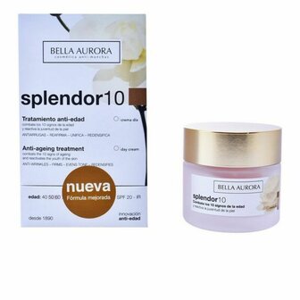 Anti-Veroudering Cr&egrave;me Splendor 10 Bella Aurora 2526114 Spf 20 (50 ml) 50 ml 1