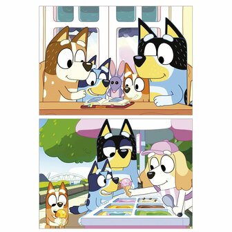 Set van 2 Puzzels Educa Bluey 48 Onderdelen 2