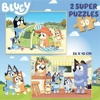Set van 2 Puzzels Educa Hout 50 Onderdelen 2
