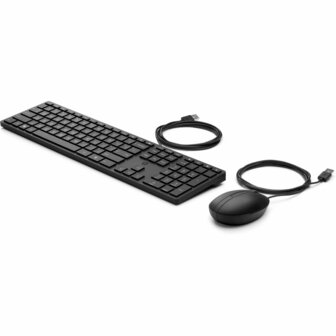 Toetsenbord en muis HP 9SR36UT#ABE Zwart 2