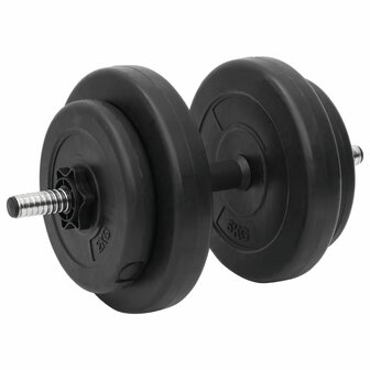 Halterset met gewichten curl 60 kg 6