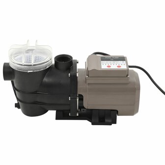 Zwembadpomp met timer 0,25 pk 8000 L/u zwart 2