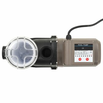 Zwembadpomp met timer 0,25 pk 8000 L/u zwart 4