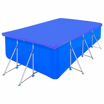 Zwembadhoezen 2 st rechthoekig 90 g/m&sup2; 540x270 cm PE 2