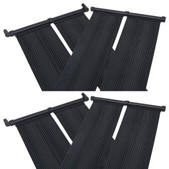 Solarverwarmingspanelen voor zwembad 4 st 80x310 cm 1