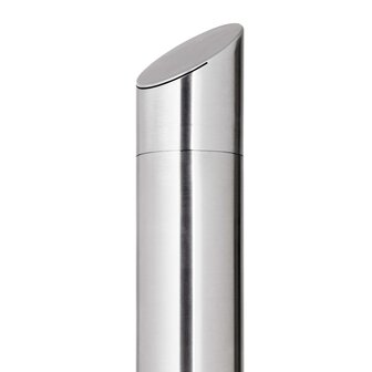 Buitendouche met bruine basis 225 cm roestvrij staal 9
