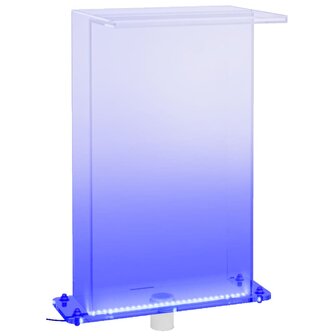 Zwembadfontein met RGB LED&amp;apos;s 51 cm acryl 3