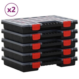 Assortimentsdozen 10 st 34,5x25x5 cm polypropeen 1