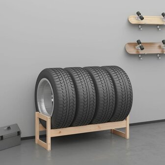 Bandenrek 120x40x40 cm massief grenenhout 1