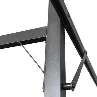 Pergola met uitschuifbaar dak 395x292x230 antracietkleurig 7