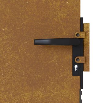 Poort 85x75 cm cortenstaal 7