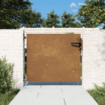Poort 85x100 cm cortenstaal 1