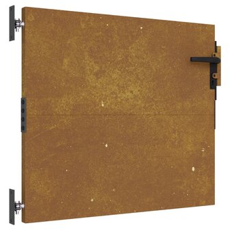 Poort 85x100 cm cortenstaal 2