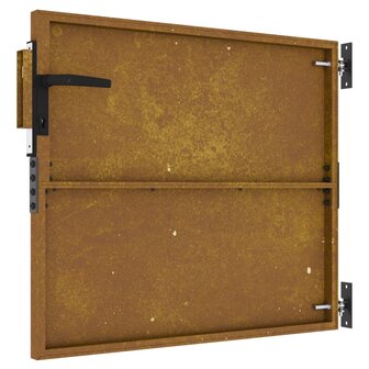 Poort 85x100 cm cortenstaal 6