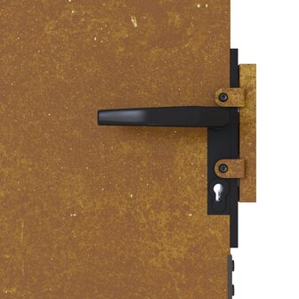 Poort 85x125 cm cortenstaal 7