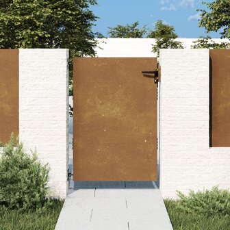 Poort 85x150 cm cortenstaal 1