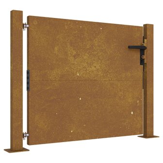 Poort 105x80 cm cortenstaal 2