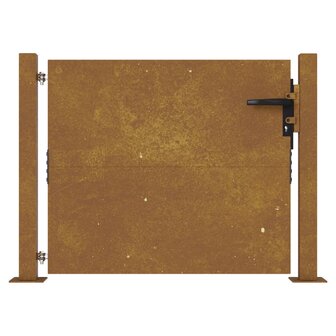 Poort 105x80 cm cortenstaal 4