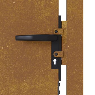 Poort 105x105 cm cortenstaal 7
