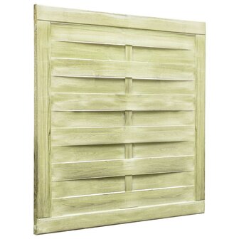 Poort 100x100 cm groen ge&iuml;mpregneerd grenenhout 2