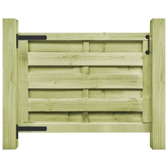 Poort 100x75 cm ge&iuml;mpregneerd grenenhout groen 2